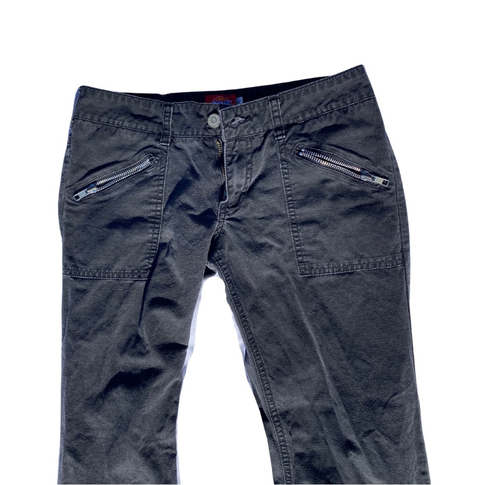 Dickies zipper skinny jeans low waisted